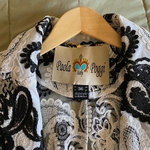 Paola Poggi unique blazer-Size 4-6 UK 36